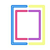 laser rectangle illustration vector
