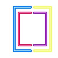 laser rectangle illustration vector