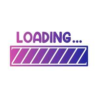 progress loading illustration vector