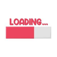 progress loading illustration vector