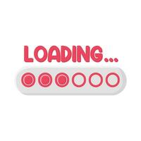 progress loading illustration vector