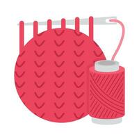 knitting knit illustration vector