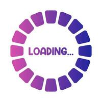 circular loading illustration vector