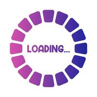 circular loading illustration vector