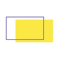 memphis  rectangle illustration vector