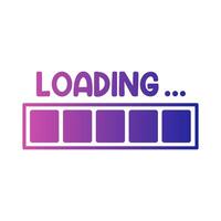 progress loading illustration vector