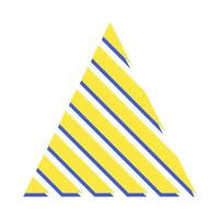 memphis triángulo ilustración vector