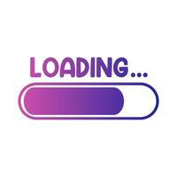 progress loading illustration vector