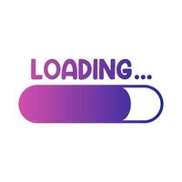 progress loading illustration vector