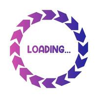 circular loading illustration vector