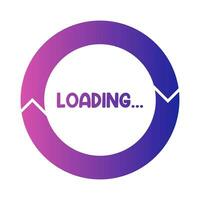 circular loading illustration vector