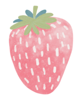 pastel fraise, mignonne griffonnage fraise, Frais ferme biologique baie png