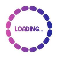 circular loading illustration vector