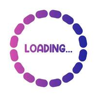 circular loading illustration vector