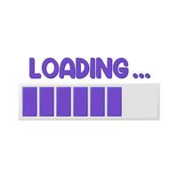 progress loading illustration vector