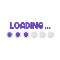 progress loading illustration vector