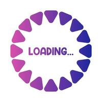 circular loading illustration vector