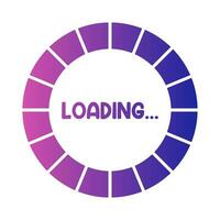 circular loading illustration vector