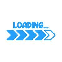 progress loading illustration vector