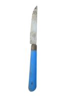 Blue fruit knife without background png