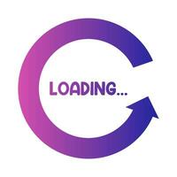 circular loading illustration vector