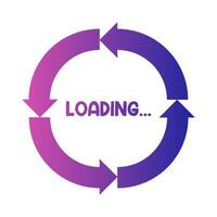 circular loading illustration vector