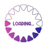 circular loading illustration vector