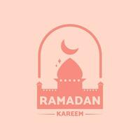 Ramadan kareem vector illustration. The holy month for Muslims to fast in the month of Ramadan