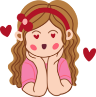 Girl cartoon illustration png