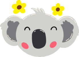 schattig koala illustratie png