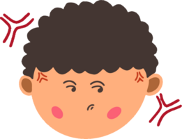 Boy facial expression png