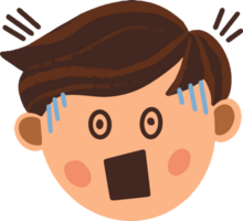 Boy facial expression png