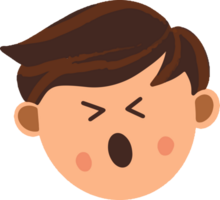 Boy facial expression png