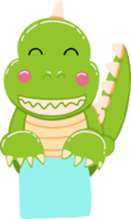 söt dino illustration png