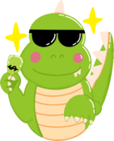 Cute Dino illustration png
