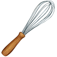 aquarelle main tiré ustensiles de cuisine outils png