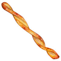 acquerello mano disegnato al forno cibo png