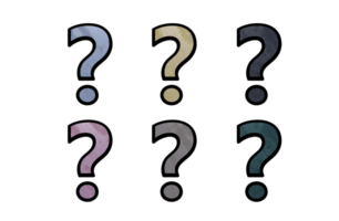 question mark icon symbol with texture png