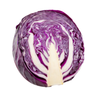 AI generated A Purple Cabbage With White Veins, Without Shadow png
