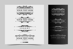 vintage design elements for your business card or brochure vector