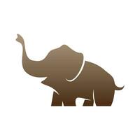diseño de logotipo de icono de elefante vector