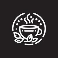 logotipo de café simple vector