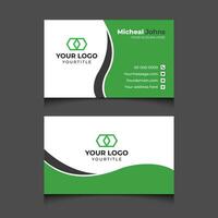 Modern Creative Corporate Company Business Card Design business card vector template