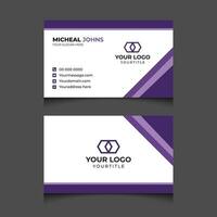 Modern Creative Corporate Company Business Card Design business card vector template