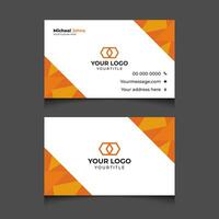 Modern Creative Corporate Company Business Card Design business card vector template