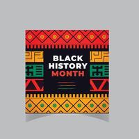 celebrar el mes de la historia negra. ilustración vectorial diseño gráfico negro historia mes vector