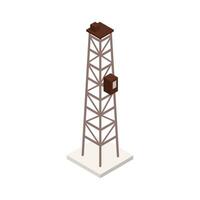 Vector rocket launch scaffolding vector