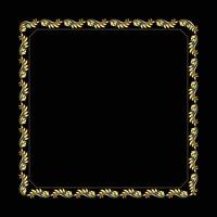 Vector luxury vintage golden baroque ornament