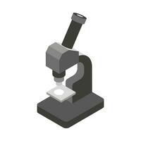 Vector isolated microscope cartoon design