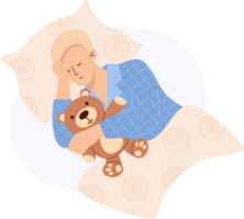 Sleeping blond man png